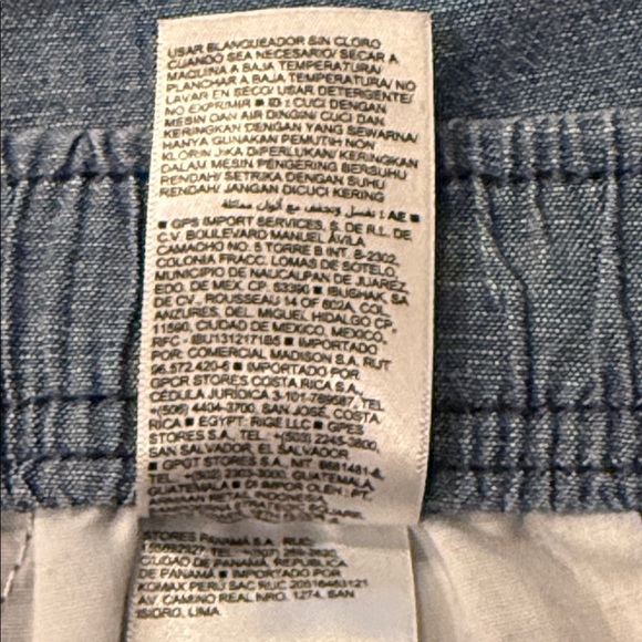 Old Navy Mens Denim Blue Jogger Shorts Size L - Picture 6 of 6